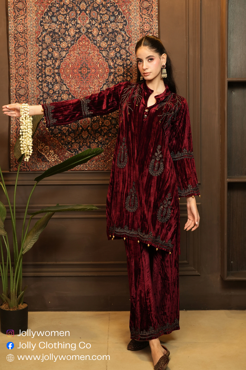 WINE LUXURY CO-ORD SET