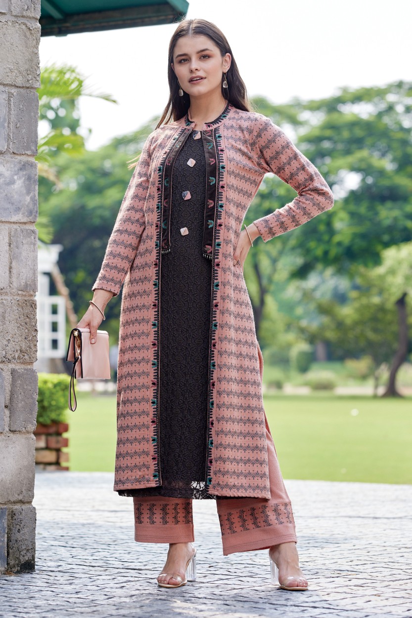 plazo kurti jacket