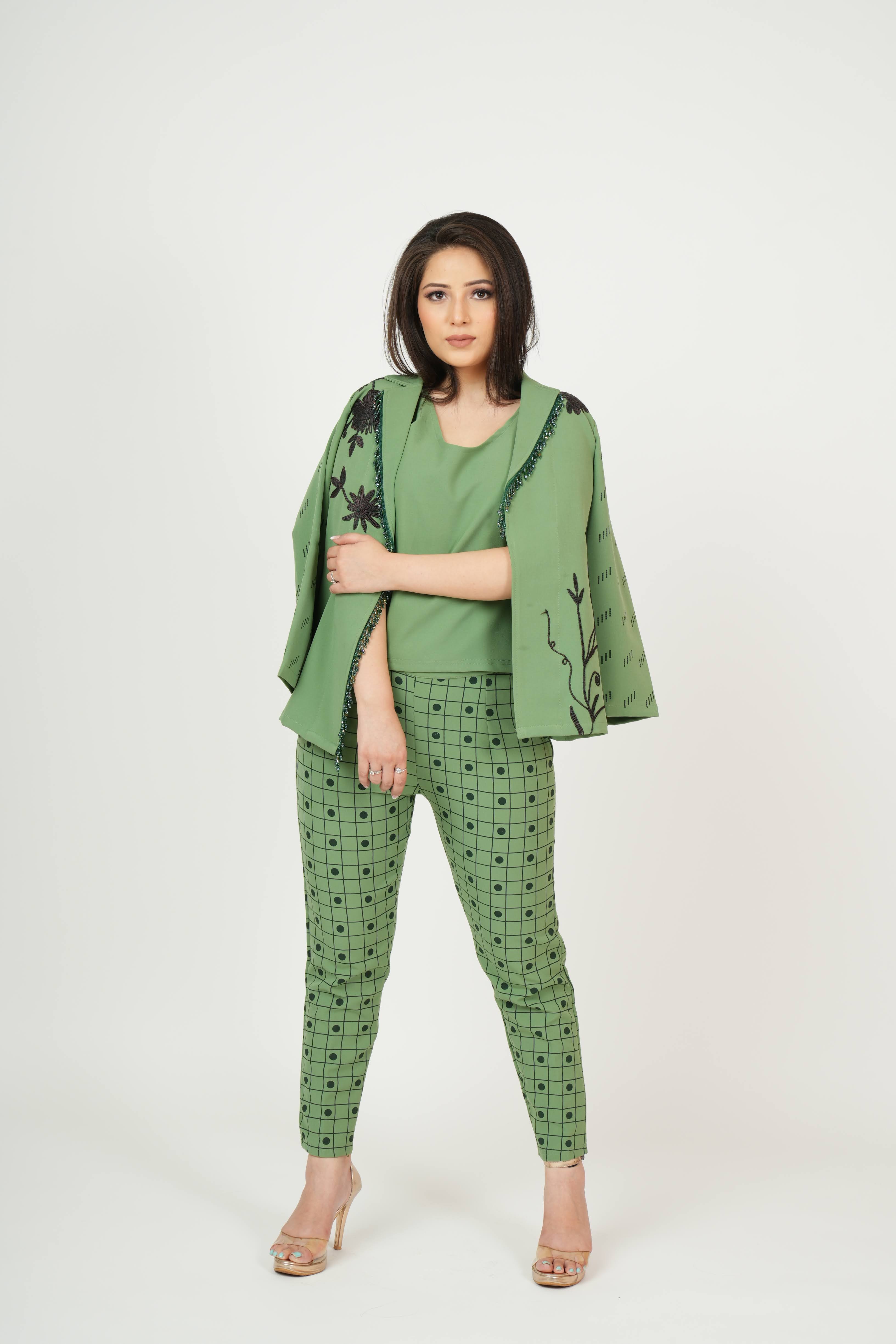 C green Co-ord Set