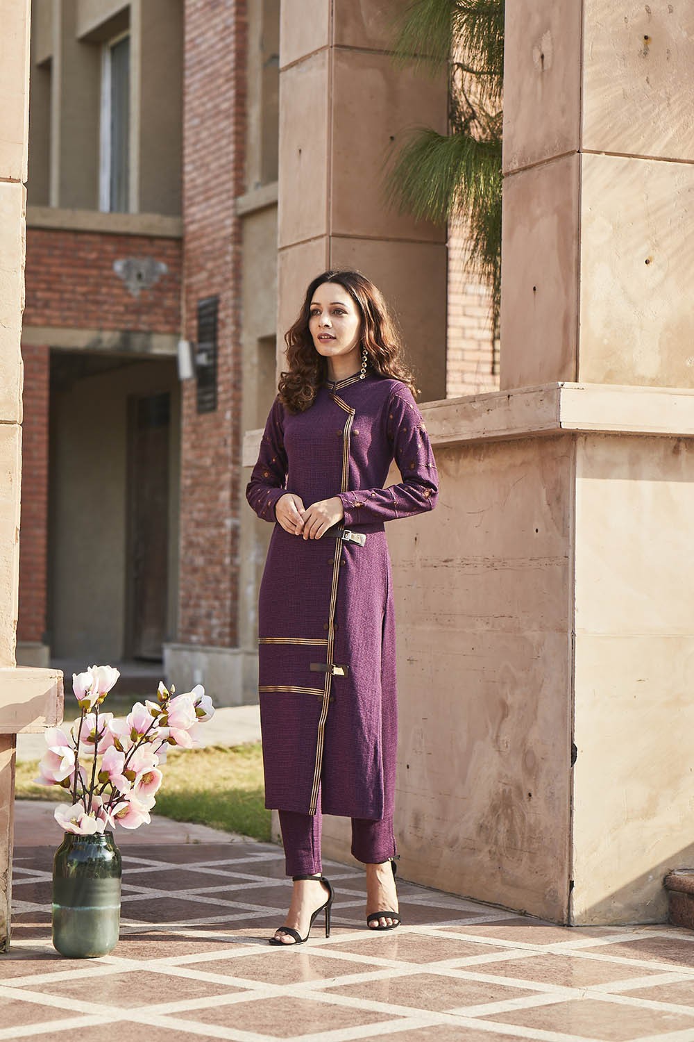 Purple Pant Set - Jolly Women