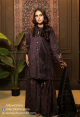 PURPLE LUXURY FUSION SHARARA SET