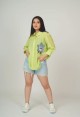 NEON GREEN  OVERSIZED SHIRT